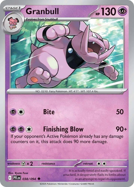 Granbull Phantasmal Flames Uncommon #038