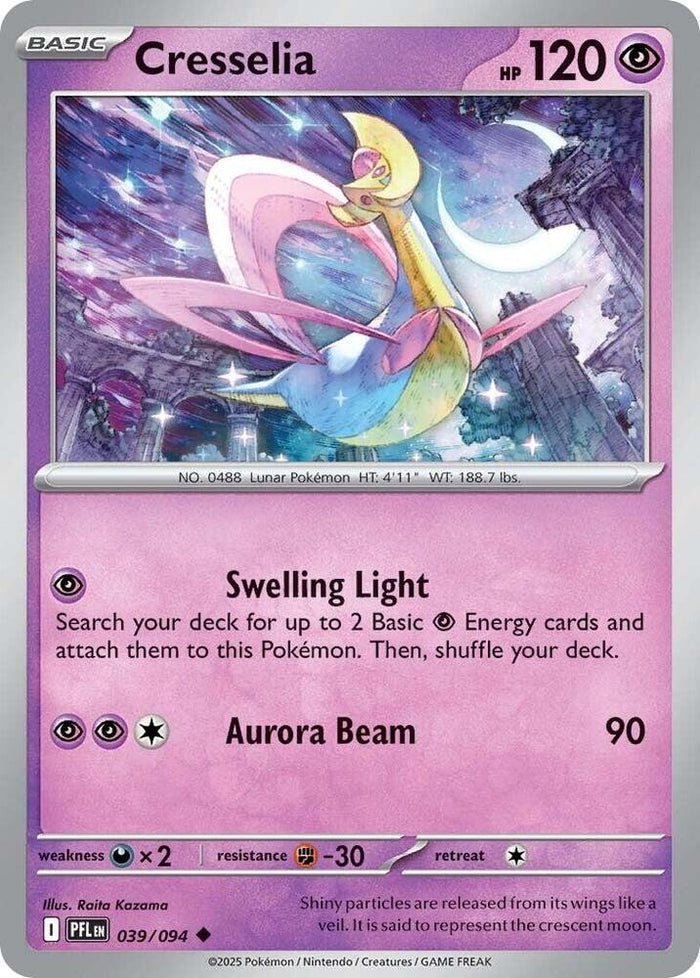 Cresselia Phantasmal Flames Uncommon #039