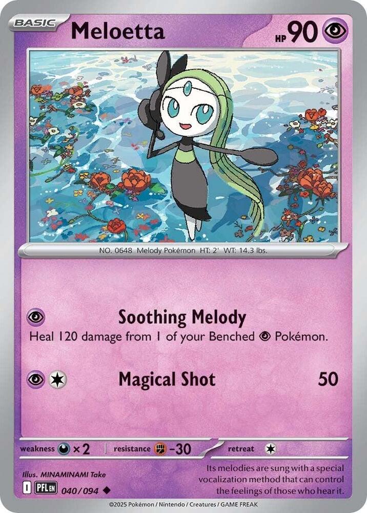 Meloetta Phantasmal Flames Uncommon #040