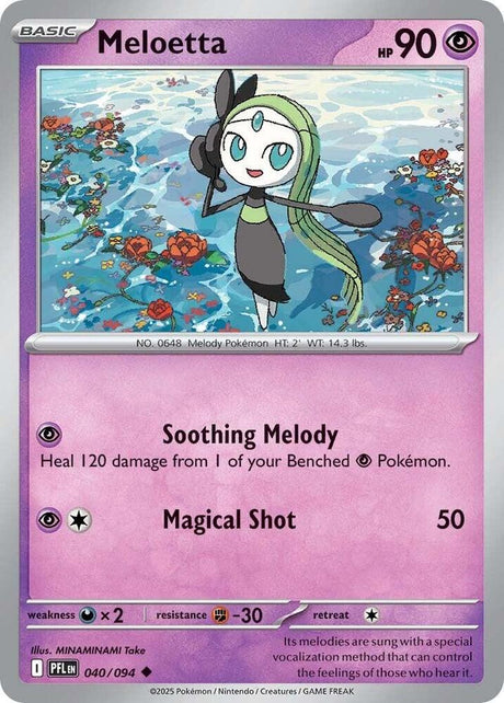 Meloetta Phantasmal Flames Uncommon #040