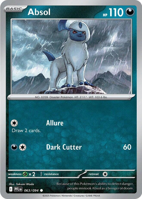 Absol Phantasmal Flames Common #063