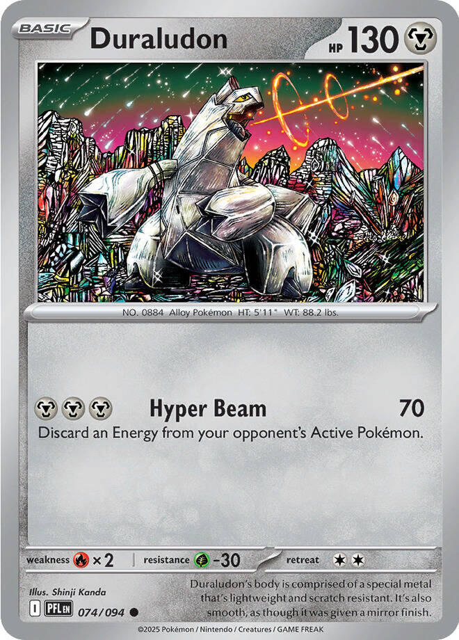Duraludon #074/094 Common - Phantasmal Flames Pokemon card