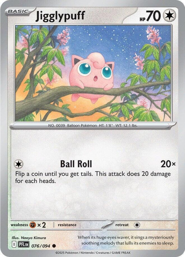 Jigglypuff Phantasmal Flames Common #076