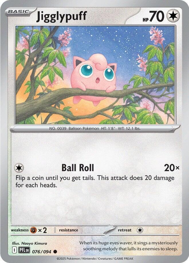 Jigglypuff #076/094 Common - Phantasmal Flames Pokemon card