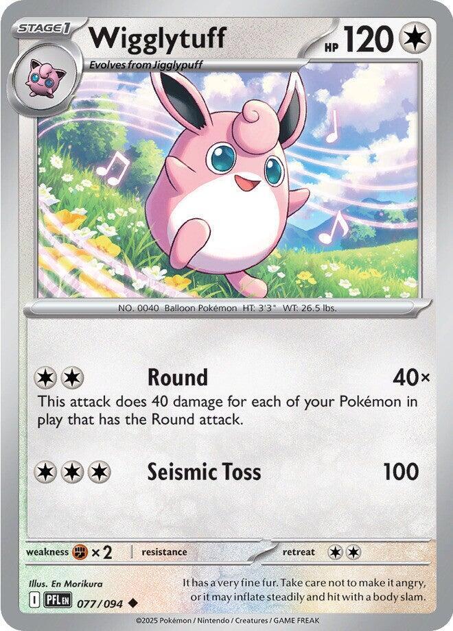 Wigglytuff #077/094 Uncommon - Phantasmal Flames Pokemon card