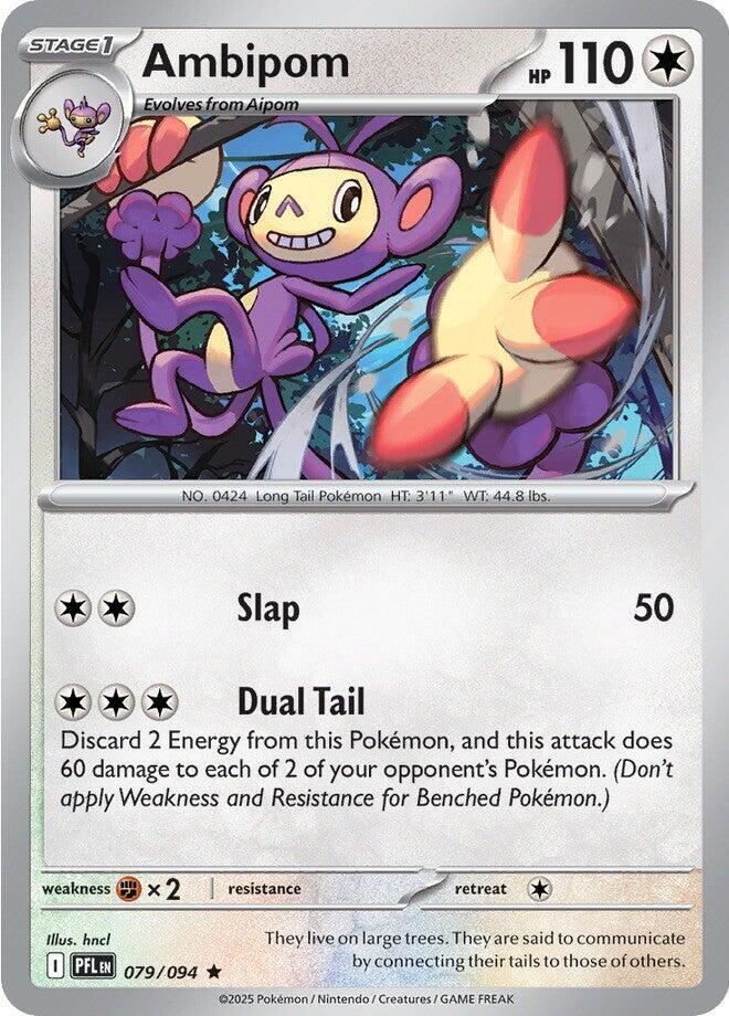 Ambipom #079/094 Rare - Phantasmal Flames Pokemon card