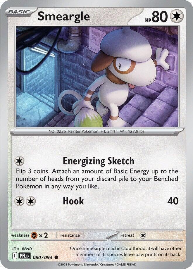 Smeargle #080/094 Common - Phantasmal Flames Pokemon card