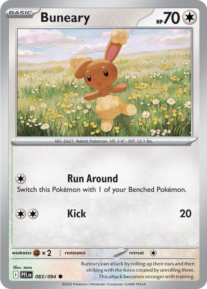 Buneary #083/094 Common - Phantasmal Flames Pokemon card
