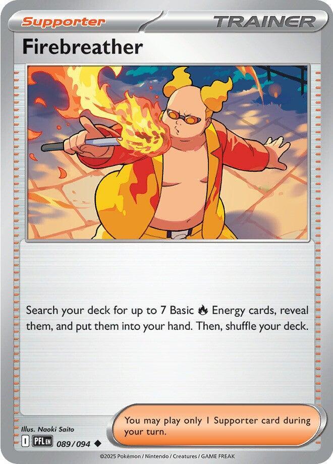 Firebreather #089/094 Uncommon - Phantasmal Flames Pokemon card