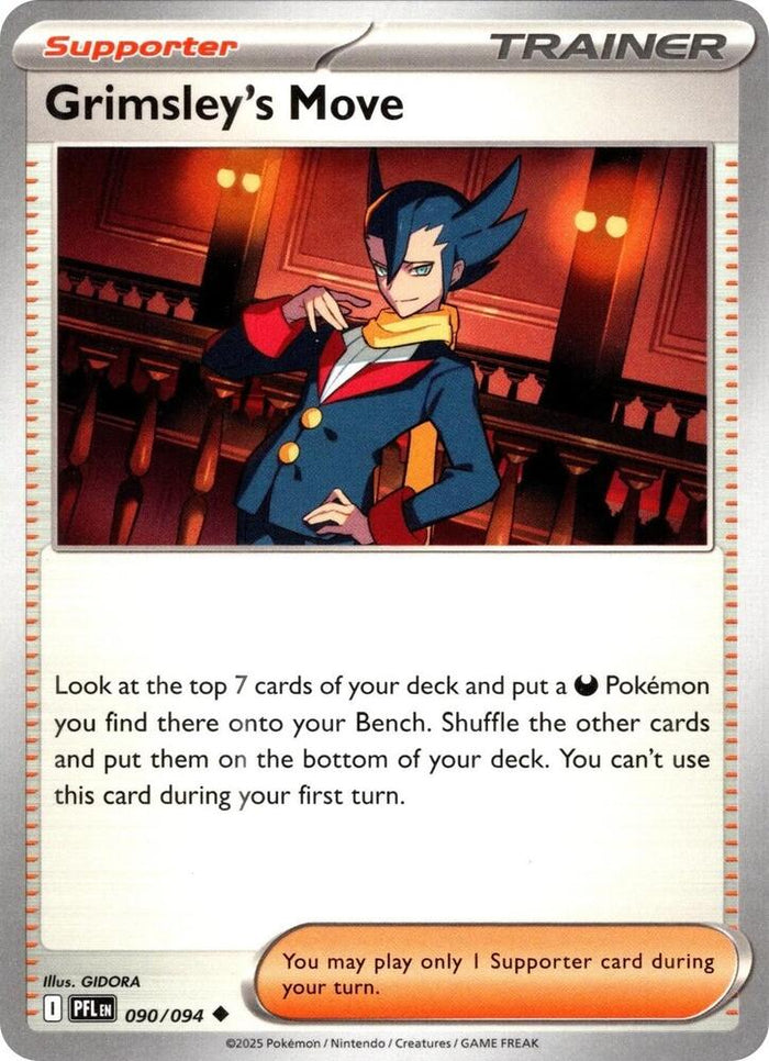 Grimsley's Move Phantasmal Flames Uncommon #090