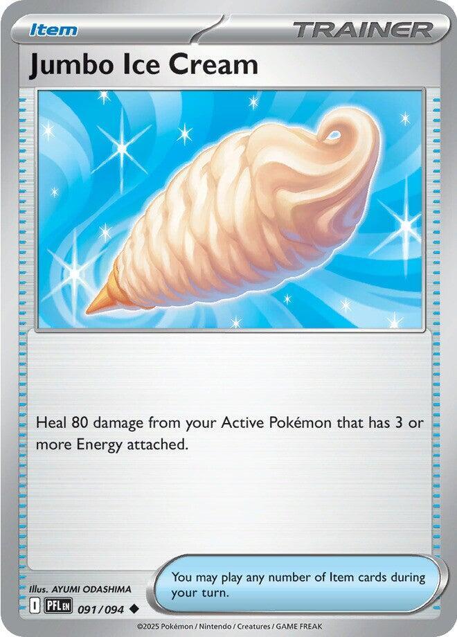 Jumbo Ice Cream #091/094 Uncommon - Phantasmal Flames Pokemon card