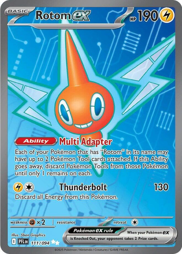 Rotom ex Phantasmal Flames Ultra Rare #111