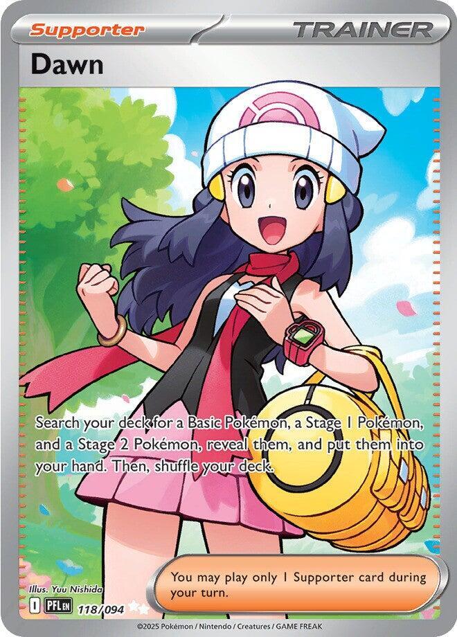 Dawn #118/094 Ultra Rare - Phantasmal Flames Pokemon card