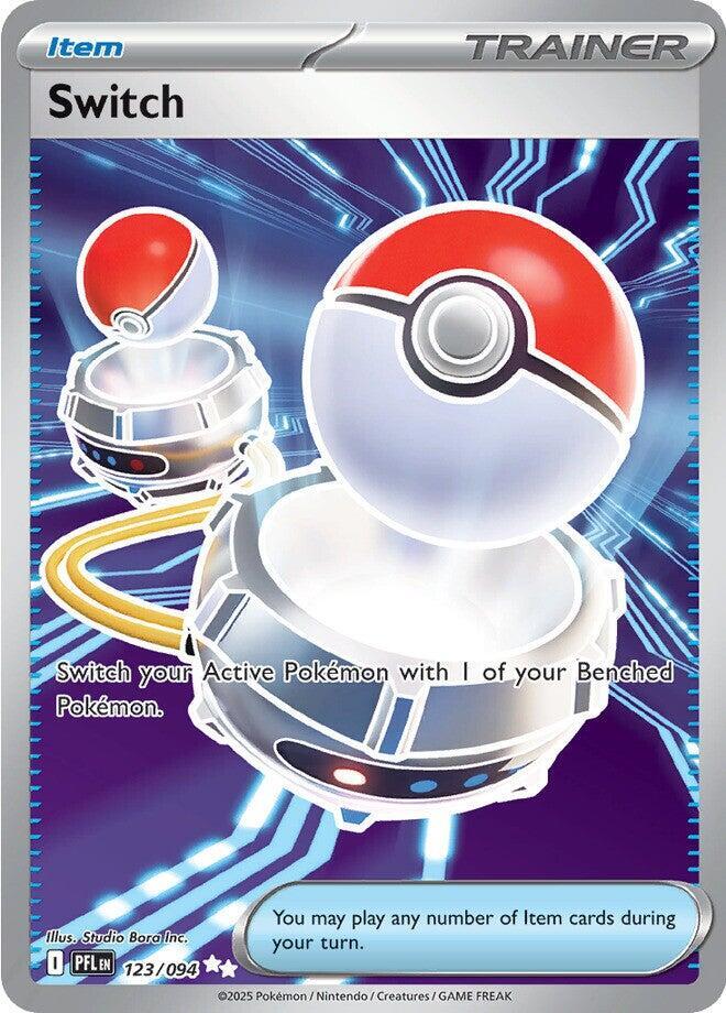 Switch #123/094 Ultra Rare - Phantasmal Flames Pokemon card