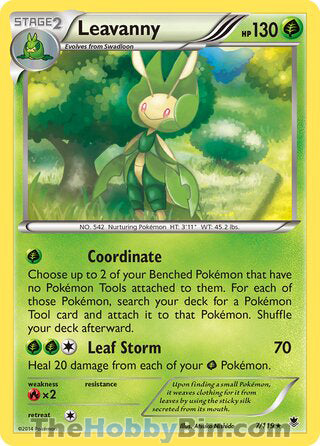 Leavanny #7/119 Rare - Phantom Forces Pokemon card