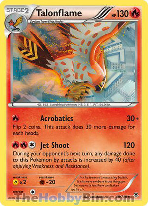 0010 Talonflame Rare Phantom Forces