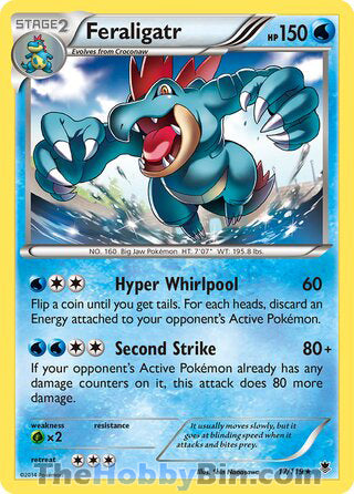 Feraligatr Phantom Forces Holo Rare #17/119