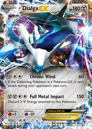 Dialga EX #62/119 Ultra Rare - Phantom Forces Pokemon card