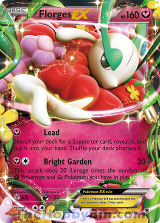Florges EX #67/119 Ultra Rare - Phantom Forces Pokemon card