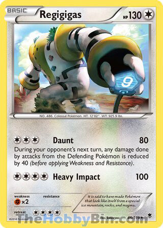 Regigigas #86/119 Holo Rare - Phantom Forces Pokemon card
