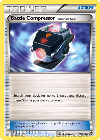 Battle Compressor #92/119 Uncommon - Phantom Forces Pokemon card