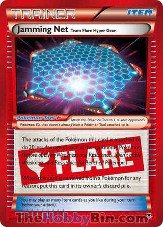 Jamming Net #98/119 Holo Rare - Phantom Forces Pokemon card