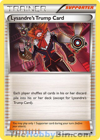 Lysandre's Trump Card #99/119 Uncommon - Phantom Forces Pokemon card