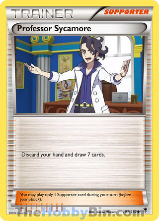Professor Sycamore #101/119 Uncommon - Phantom Forces Pokemon card