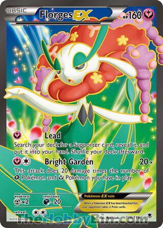 Florges EX #116/119 Ultra Rare - Phantom Forces Pokemon card