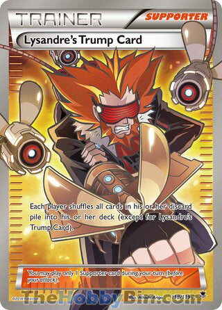 Lysandre's Trump Card #118/119 Ultra Rare - Phantom Forces Pokemon card