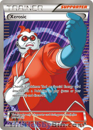 Xerosic #119/119 Ultra Rare - Phantom Forces Pokemon card