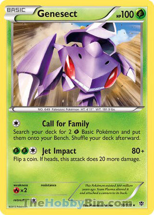 0010 Genesect Rare Plasma Blast