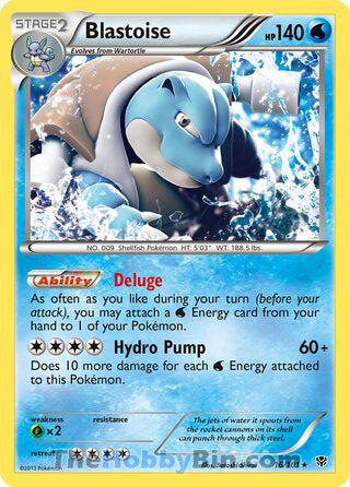 Blastoise Plasma Blast Holo Rare #16/101