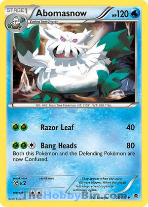 0026 Abomasnow Uncommon Plasma Blast