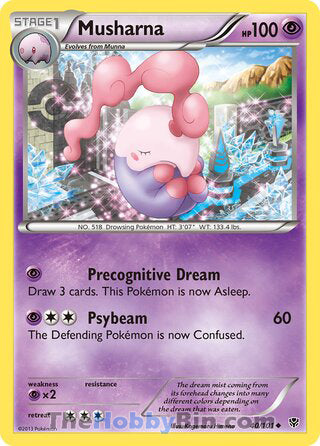 Musharna #40/101 Uncommon - Plasma Blast Pokemon card