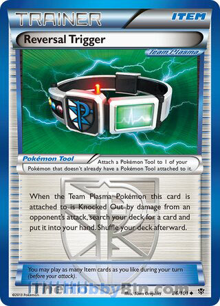 Reversal Trigger #86/101 Uncommon - Plasma Blast Pokemon card