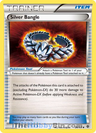 Silver Bangle #88/101 Uncommon - Plasma Blast Pokemon card