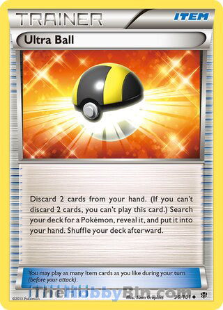 Ultra Ball #90/101 Uncommon - Plasma Blast Pokemon card