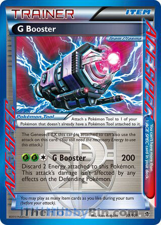 G Booster #92/101 Rare Ace - Plasma Blast Pokemon card