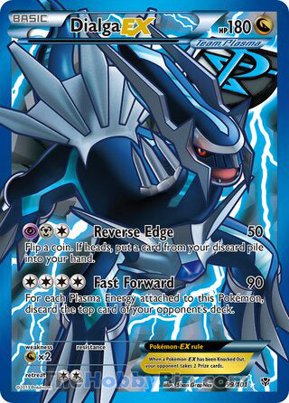 Dialga EX Plasma Blast Ultra Rare #99/101