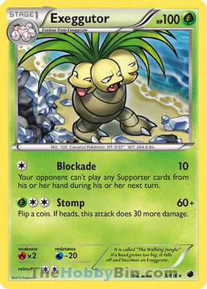 0005 Exeggutor Rare Plasma Freeze