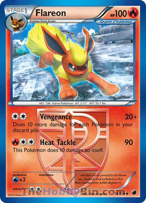 0012 Flareon Uncommon Plasma Freeze