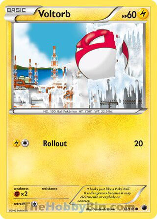 Voltorb #32/116 Common - Plasma Freeze Pokemon card