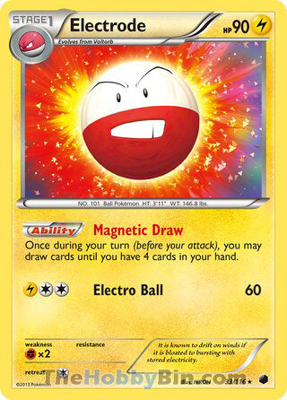 Electrode Plasma Freeze Holo Rare #33/116