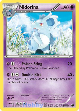 Nidorina Plasma Freeze Uncommon #41/116