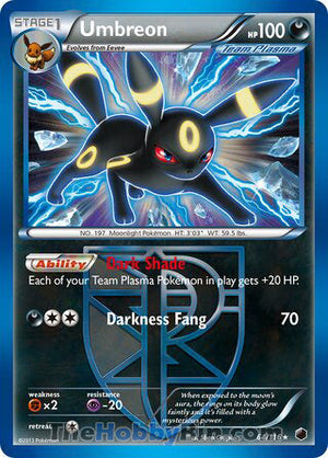 0064 Umbreon Holo Rare Plasma Freeze