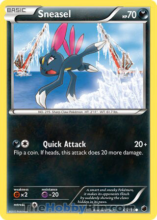 Sneasel Plasma Freeze Common #65/116