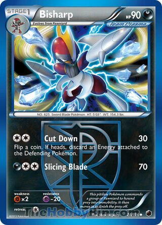 Bisharp #74/116 Uncommon - Plasma Freeze Pokemon card