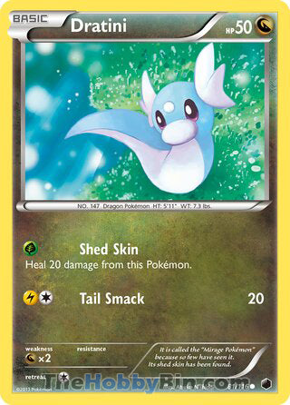 Dratini #81/116 Common - Plasma Freeze Pokemon card