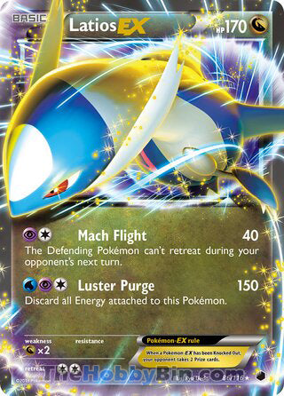 Latios EX #86/116 Ultra Rare - Plasma Freeze Pokemon card